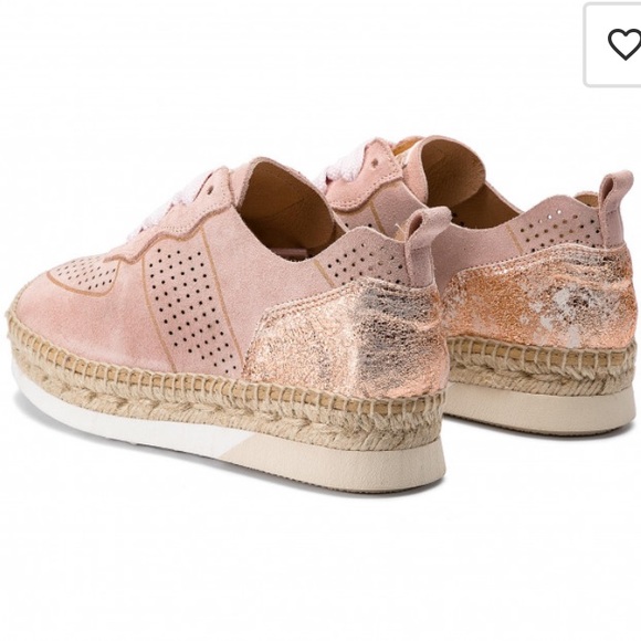 KANNA PINK IRIDESCENT Espadrille Sneakers - Picture 8 of 10